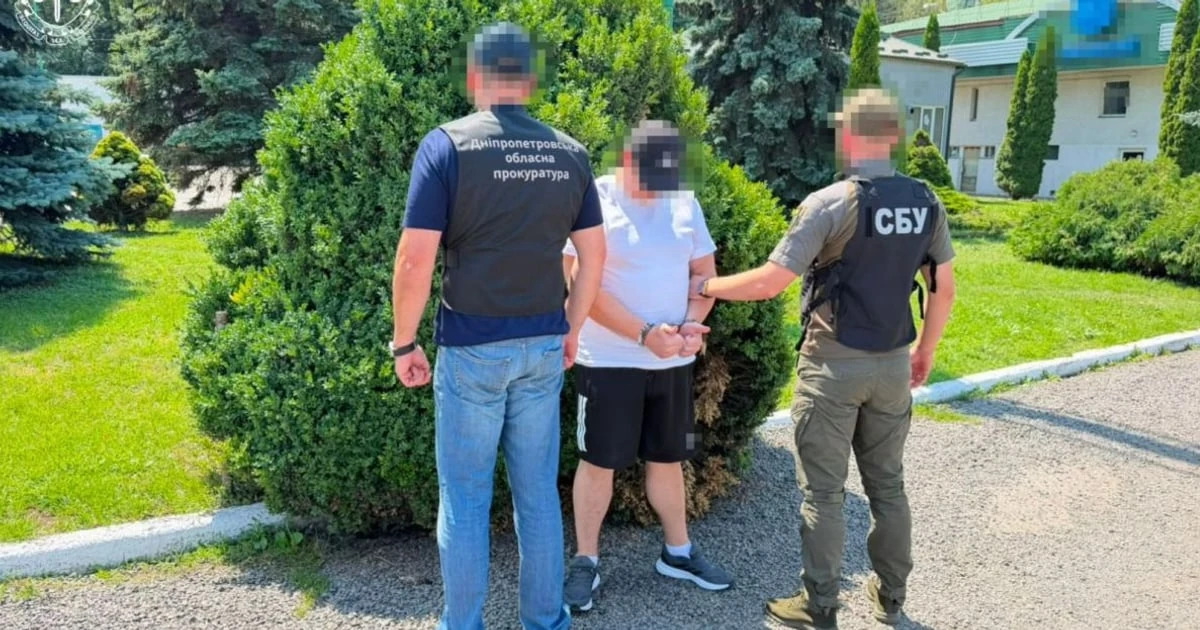 Затриманий підозрюваний власник приватної сонячної електростанції (за наданими джерелами; фото надано прокуратурою)