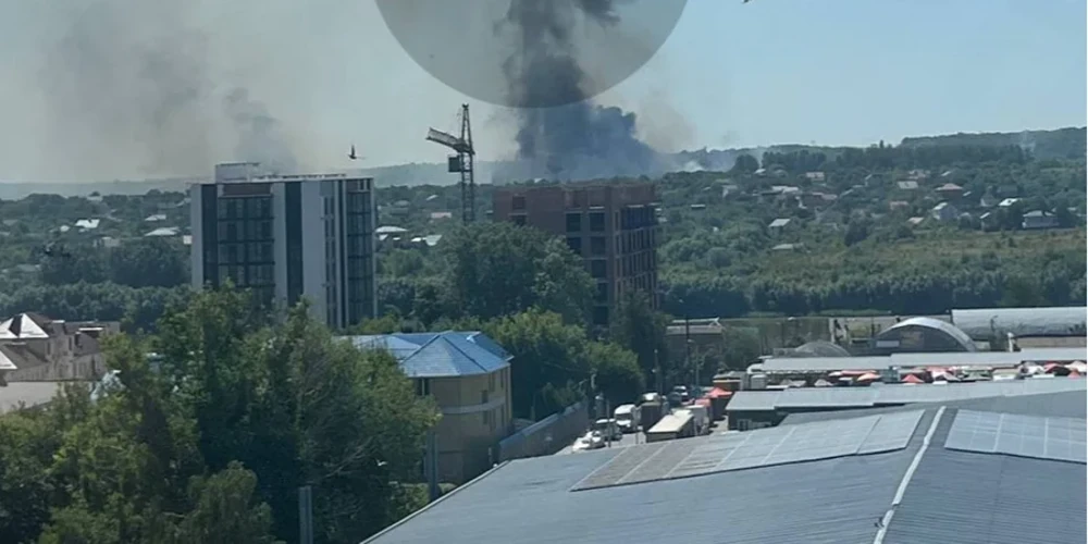 Наслідки детонації боєприпасів на військовому полігоні у Хмельницькому