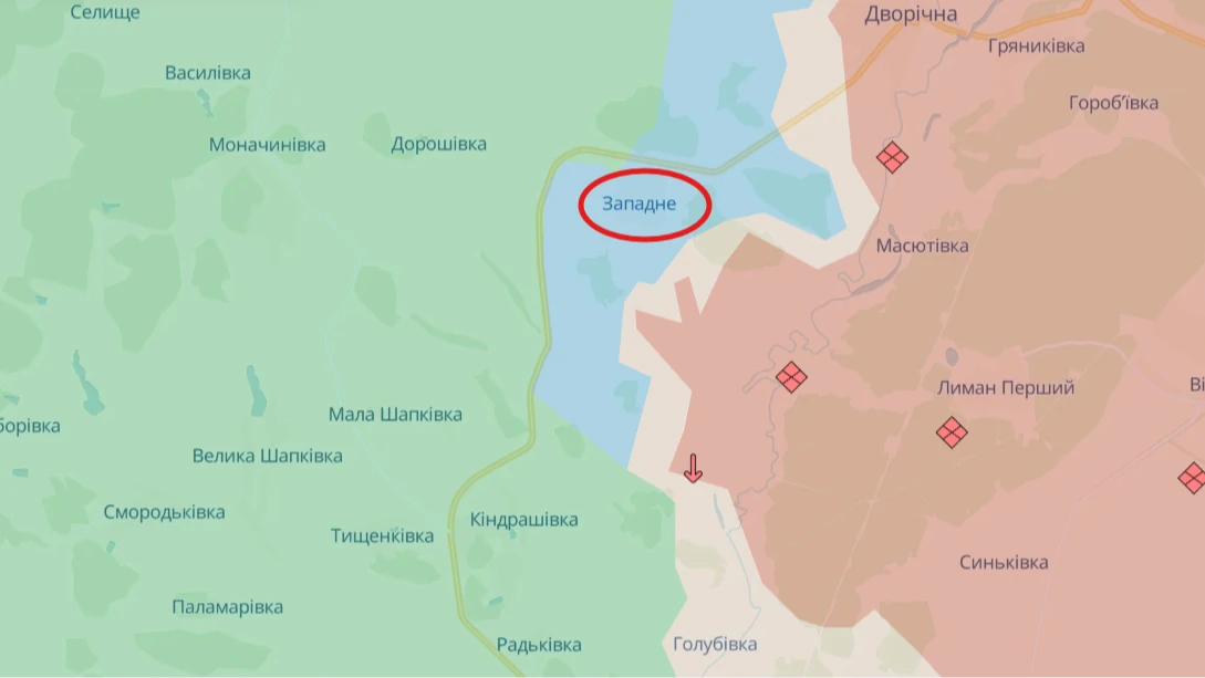 На Куп’янщині українські підрозділи відновили контроль над територією біля Западного