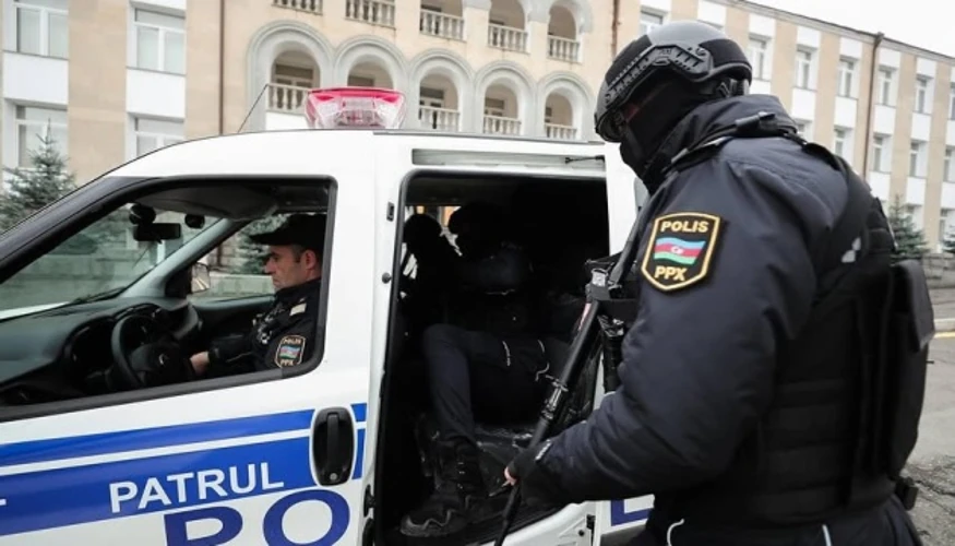 Ілюстративне фото МВС Азербайджану: протести біля шкіл у Баку 12 жовтня 2026 року.